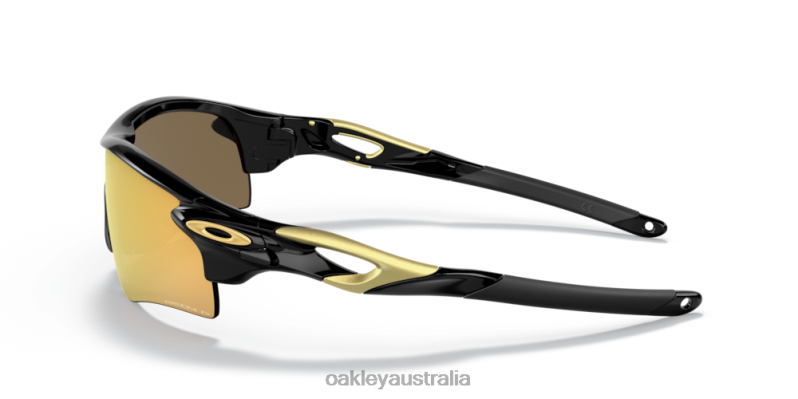 RadarLock Path (Low Bridge Fit) Prizm 24K Polarized Lenses, Polished Black Frame Oakley2ZJX718