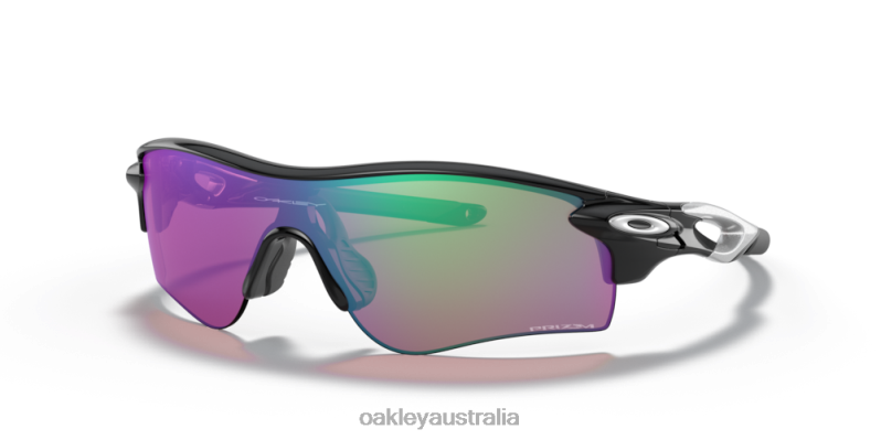 RadarLock Path (Low Bridge Fit) Prizm Golf Lenses, Polished Black Frame Oakley2ZJX700
