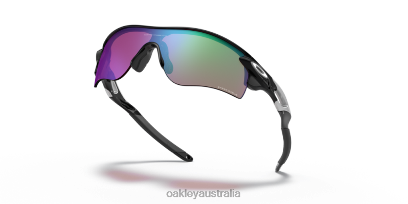 RadarLock Path (Low Bridge Fit) Prizm Golf Lenses, Polished Black Frame Oakley2ZJX700