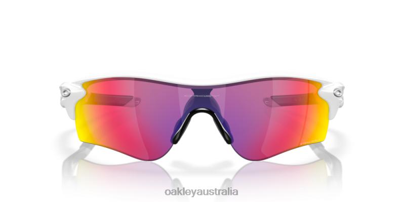 RadarLock Path (Low Bridge Fit) Prizm Road Lenses, Polished White Frame Oakley2ZJX702