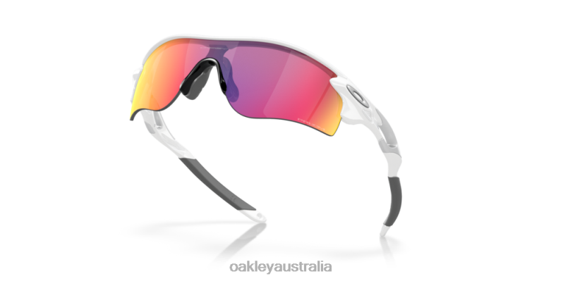 RadarLock Path (Low Bridge Fit) Prizm Road Lenses, Polished White Frame Oakley2ZJX702