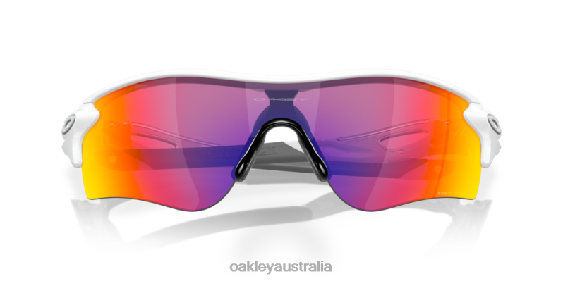 RadarLock Path (Low Bridge Fit) Prizm Road Lenses, Polished White Frame Oakley2ZJX702