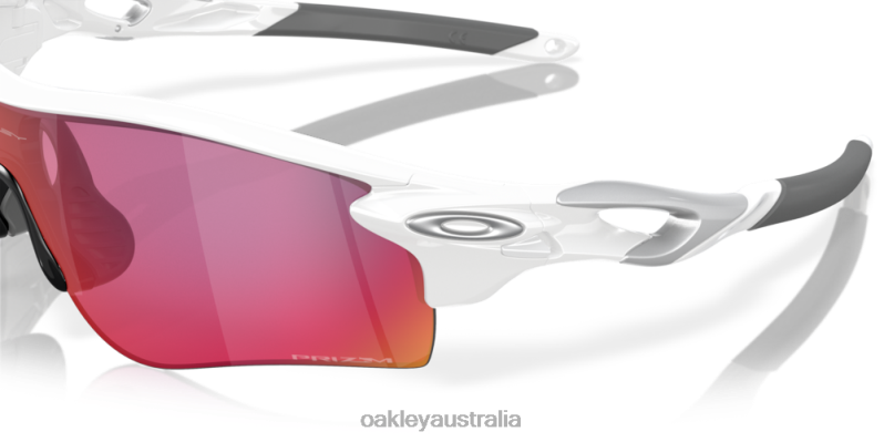 RadarLock Path (Low Bridge Fit) Prizm Road Lenses, Polished White Frame Oakley2ZJX702