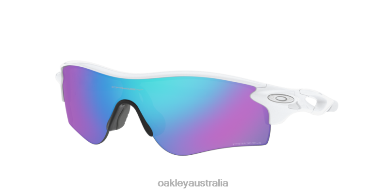 RadarLock Path (Low Bridge Fit) Prizm Sapphire Lenses, White Out Frame Oakley2ZJX716