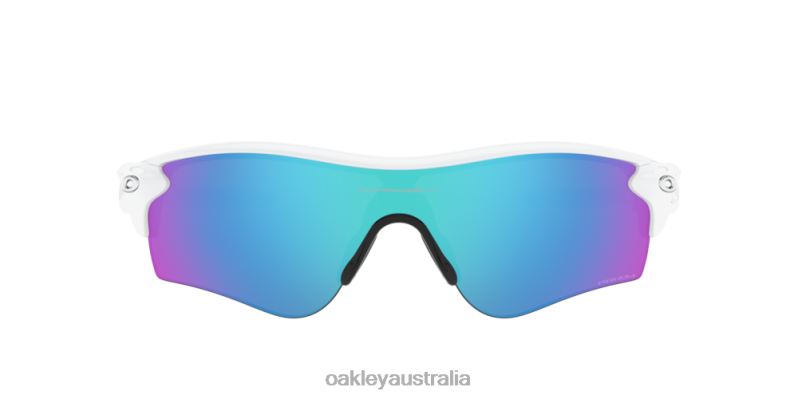 RadarLock Path (Low Bridge Fit) Prizm Sapphire Lenses, White Out Frame Oakley2ZJX716