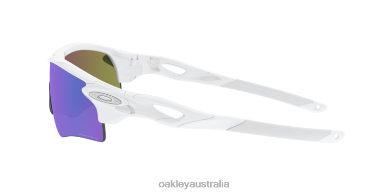 RadarLock Path (Low Bridge Fit) Prizm Sapphire Lenses, White Out Frame Oakley2ZJX716