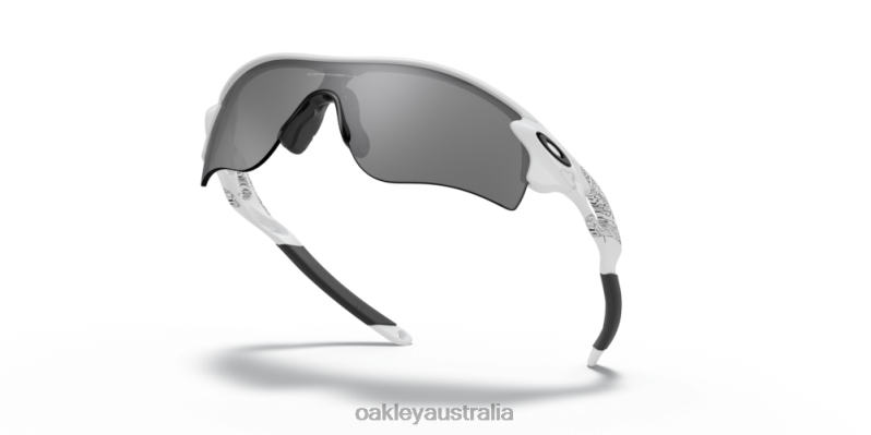 RadarLock Path (Low Bridge Fit) Slate Iridium Lenses, Matte White Frame Oakley2ZJX698