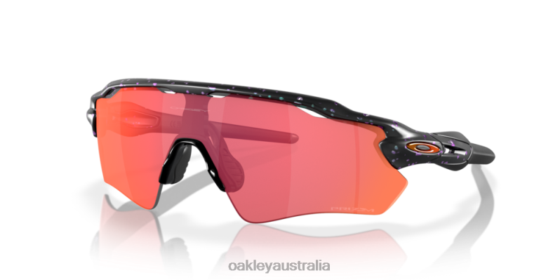 Radar EV Path Ascend Collection Prizm Trail Torch Lenses, Matte Green Purple Colorshift Splatter Frame Oakley2ZJX725