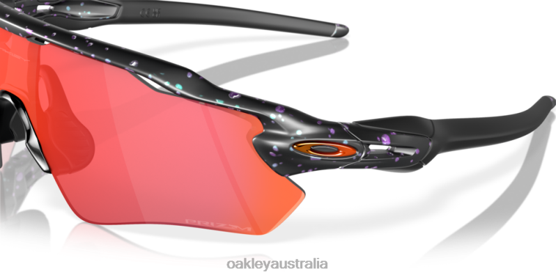 Radar EV Path Ascend Collection Prizm Trail Torch Lenses, Matte Green Purple Colorshift Splatter Frame Oakley2ZJX725