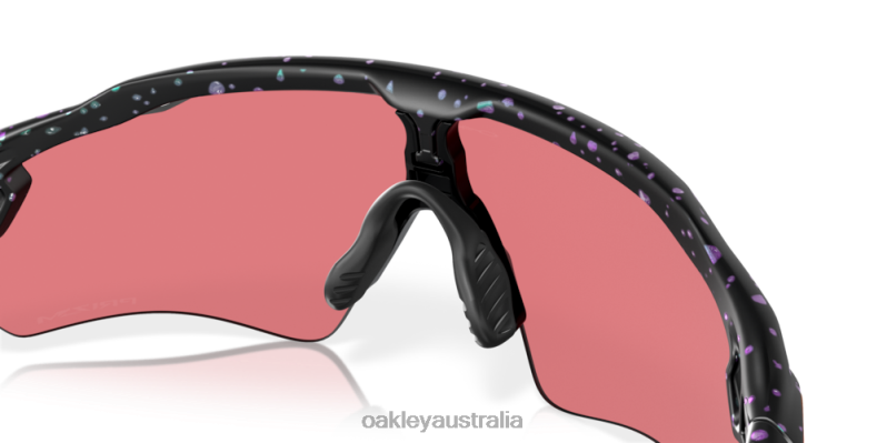 Radar EV Path Ascend Collection Prizm Trail Torch Lenses, Matte Green Purple Colorshift Splatter Frame Oakley2ZJX725