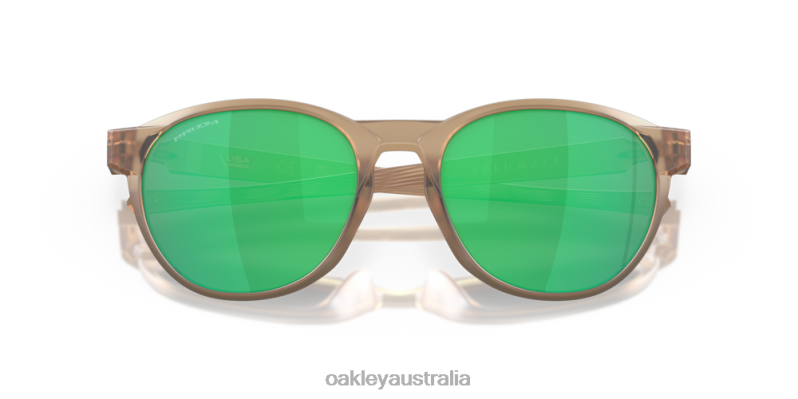 Reedmace (Low Bridge Fit) Prizm Jade Lenses, Matte Sepia Frame Oakley2ZJX660