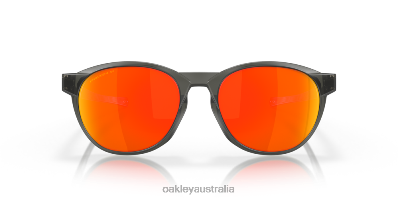 Reedmace (Low Bridge Fit) Prizm Ruby Polarized Lenses, Matte Grey Smoke Frame Oakley2ZJX659