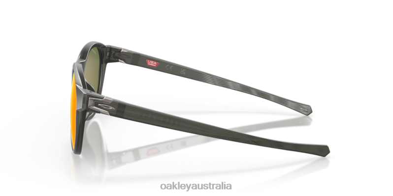 Reedmace (Low Bridge Fit) Prizm Ruby Polarized Lenses, Matte Grey Smoke Frame Oakley2ZJX659