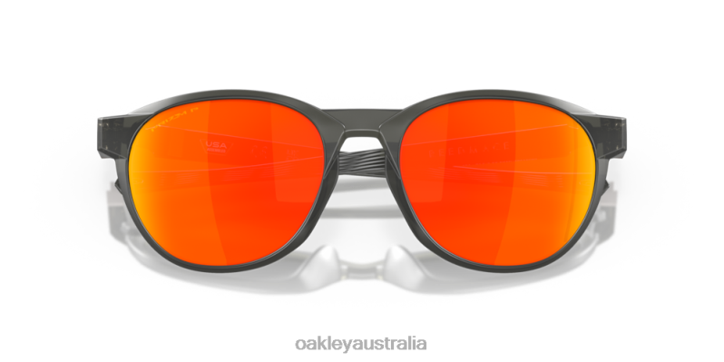 Reedmace (Low Bridge Fit) Prizm Ruby Polarized Lenses, Matte Grey Smoke Frame Oakley2ZJX659