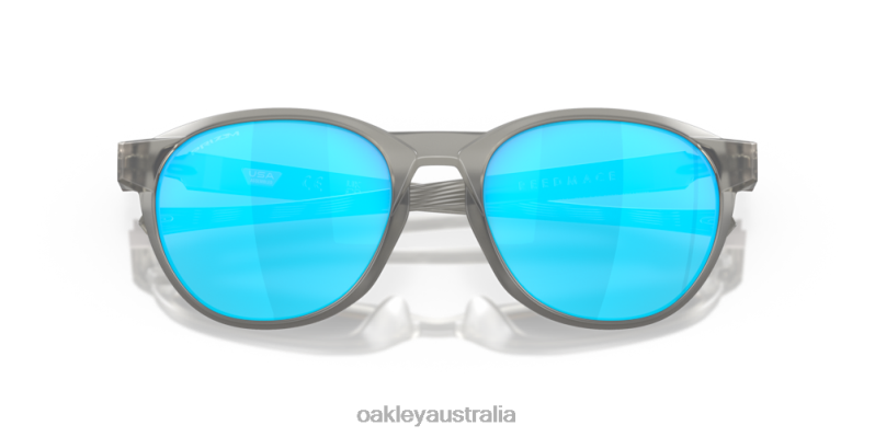 Reedmace (Low Bridge Fit) Prizm Sapphire Lenses, Matte Grey Ink Frame Oakley2ZJX658