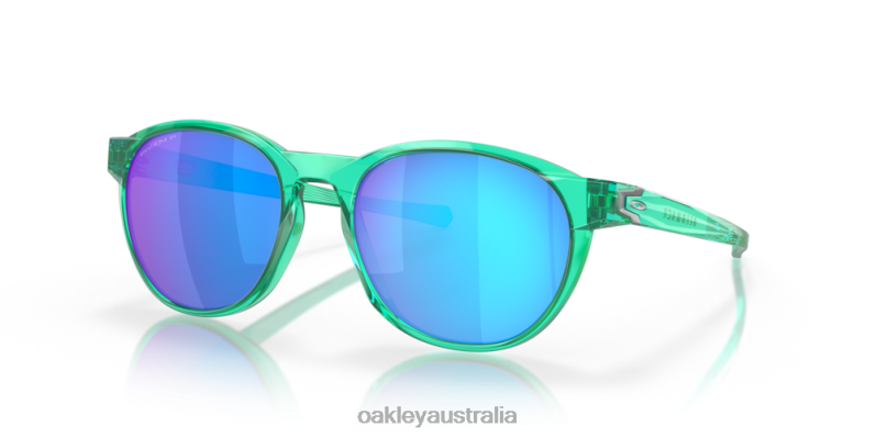 Reedmace (Low Bridge Fit) Prizm Sapphire Polarized Lenses, Transparent Celeste Frame Oakley2ZJX664