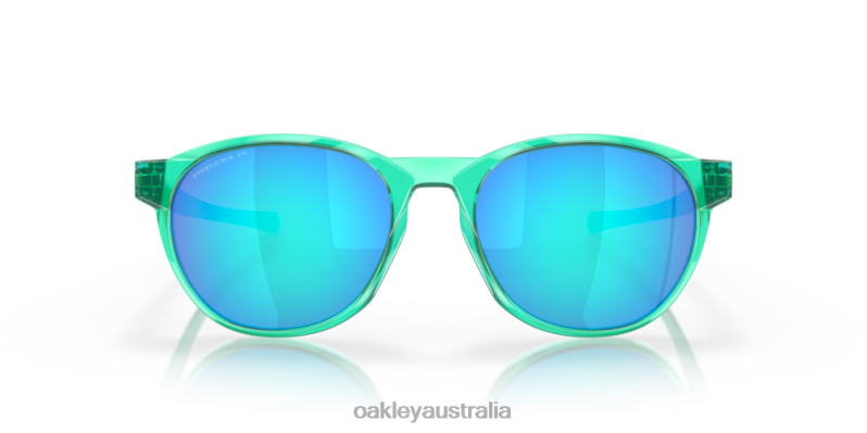 Reedmace (Low Bridge Fit) Prizm Sapphire Polarized Lenses, Transparent Celeste Frame Oakley2ZJX664