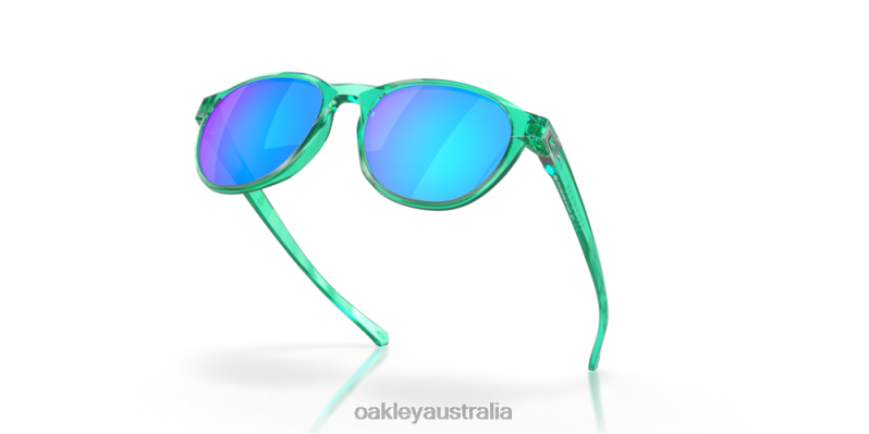Reedmace (Low Bridge Fit) Prizm Sapphire Polarized Lenses, Transparent Celeste Frame Oakley2ZJX664