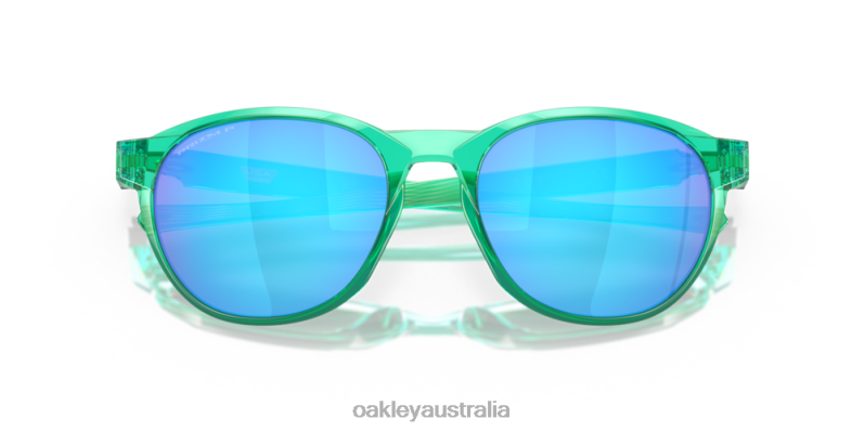 Reedmace (Low Bridge Fit) Prizm Sapphire Polarized Lenses, Transparent Celeste Frame Oakley2ZJX664