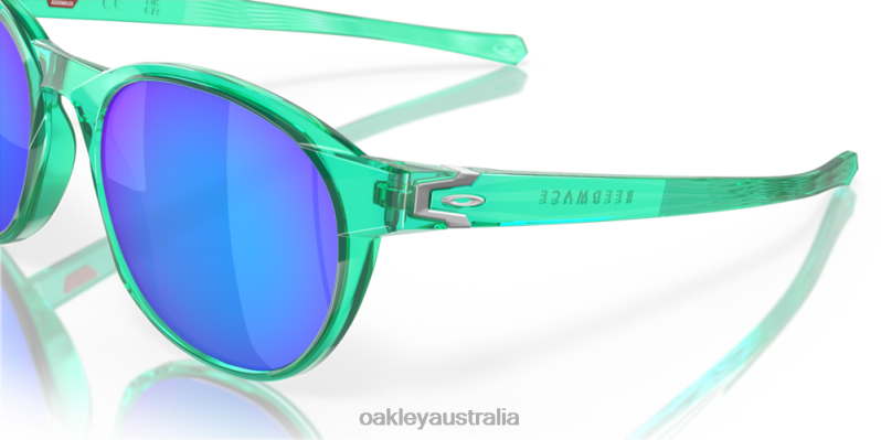 Reedmace (Low Bridge Fit) Prizm Sapphire Polarized Lenses, Transparent Celeste Frame Oakley2ZJX664
