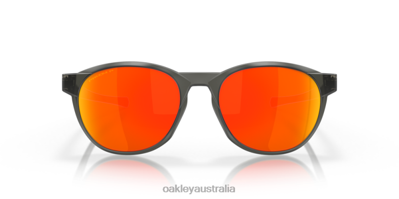 Reedmace Prizm Ruby Polarized Lenses, Matte Grey Smoke Frame Oakley2ZJX201