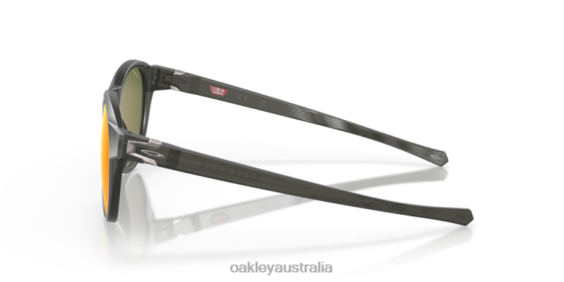 Reedmace Prizm Ruby Polarized Lenses, Matte Grey Smoke Frame Oakley2ZJX201