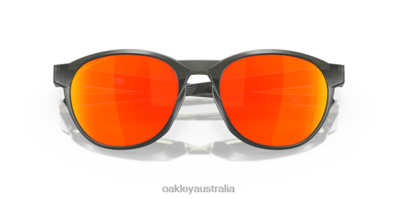 Reedmace Prizm Ruby Polarized Lenses, Matte Grey Smoke Frame Oakley2ZJX201