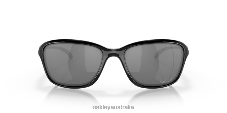 She's Unstoppable Black Iridium Polarized Lenses, Polished Black Frame Oakley2ZJX357