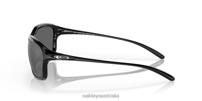 She's Unstoppable Black Iridium Polarized Lenses, Polished Black Frame Oakley2ZJX357