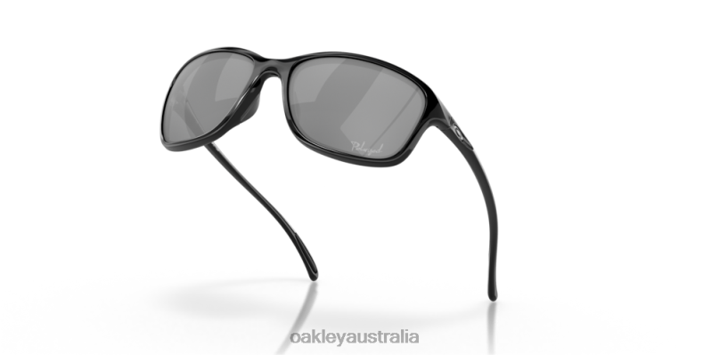 She's Unstoppable Black Iridium Polarized Lenses, Polished Black Frame Oakley2ZJX357