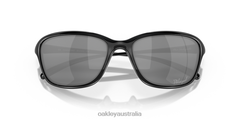 She's Unstoppable Black Iridium Polarized Lenses, Polished Black Frame Oakley2ZJX357