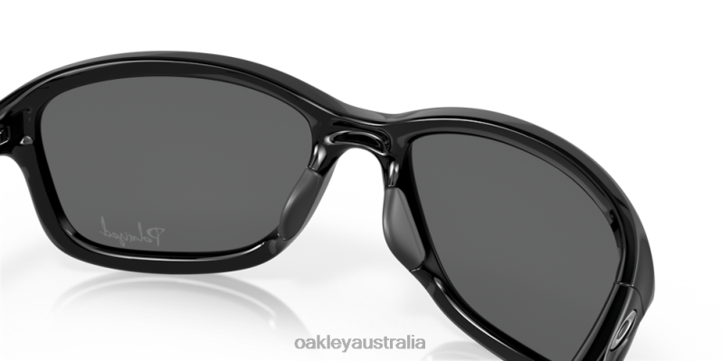 She's Unstoppable Black Iridium Polarized Lenses, Polished Black Frame Oakley2ZJX357