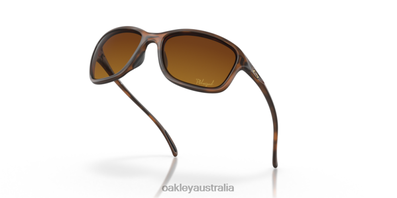 She's Unstoppable Brown Gradient Polarized Lenses, Matte Brown Tortoise Frame Oakley2ZJX355