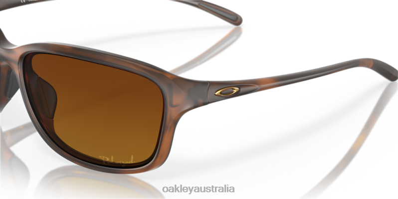 She's Unstoppable Brown Gradient Polarized Lenses, Matte Brown Tortoise Frame Oakley2ZJX355