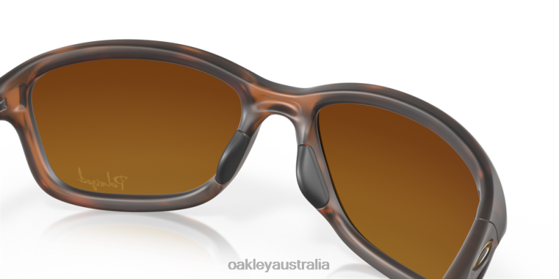 She's Unstoppable Brown Gradient Polarized Lenses, Matte Brown Tortoise Frame Oakley2ZJX355