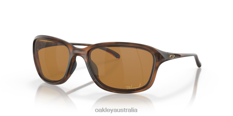 She's Unstoppable Tungsten Iridium Polarized Lenses, Matte Brown Tortoise Frame Oakley2ZJX356