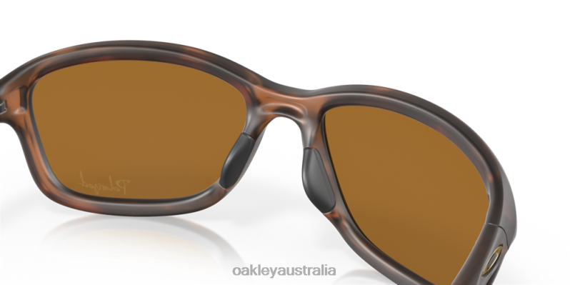She's Unstoppable Tungsten Iridium Polarized Lenses, Matte Brown Tortoise Frame Oakley2ZJX356