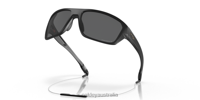Split Shot Prizm Black Polarized Lenses, Matte Black Frame Oakley2ZJX301