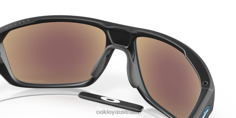 Split Shot Prizm Sapphire Polarized Lenses, Matte Black Frame Oakley2ZJX302