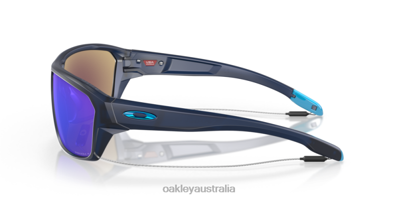 Split Shot Prizm Sapphire Polarized Lenses, Matte Translucent Blue Frame Oakley2ZJX298