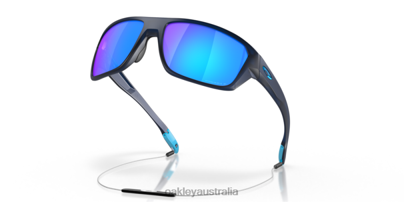 Split Shot Prizm Sapphire Polarized Lenses, Matte Translucent Blue Frame Oakley2ZJX298