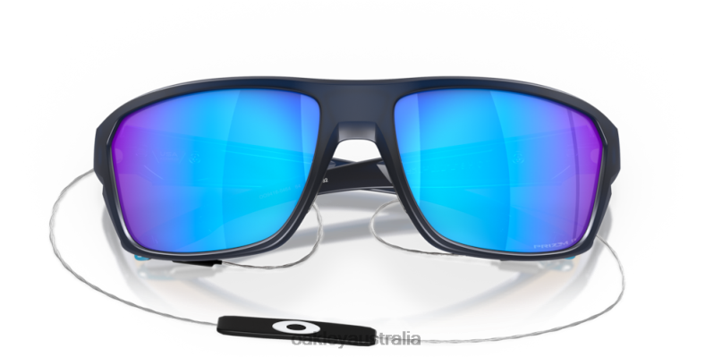 Split Shot Prizm Sapphire Polarized Lenses, Matte Translucent Blue Frame Oakley2ZJX298