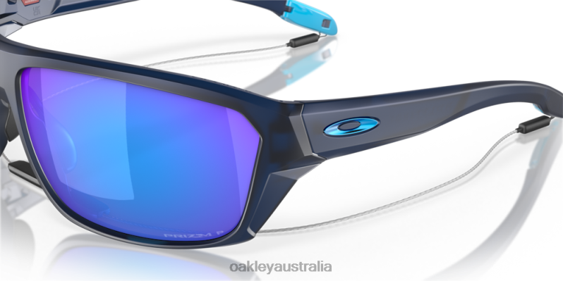 Split Shot Prizm Sapphire Polarized Lenses, Matte Translucent Blue Frame Oakley2ZJX298