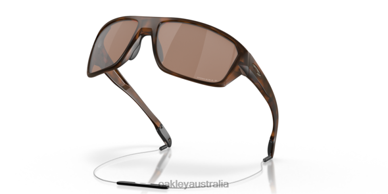 Split Shot Prizm Tungsten Polarized Lenses, Matte Tortoise Frame Oakley2ZJX297