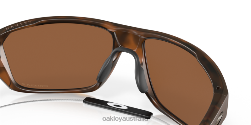 Split Shot Prizm Tungsten Polarized Lenses, Matte Tortoise Frame Oakley2ZJX297