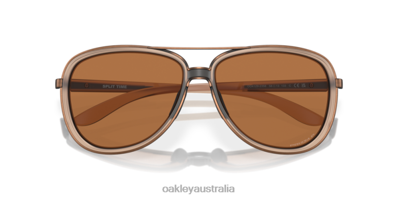 Split Time Prizm Bronze Polarized Lenses, Matte Sepia Frame Oakley2ZJX442