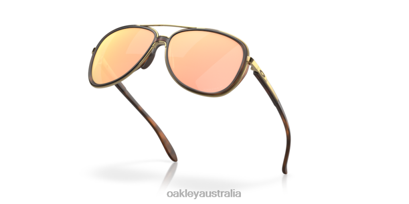 Split Time Prizm Rose Gold Polarized Lenses, Brown Tortoise Frame Oakley2ZJX438