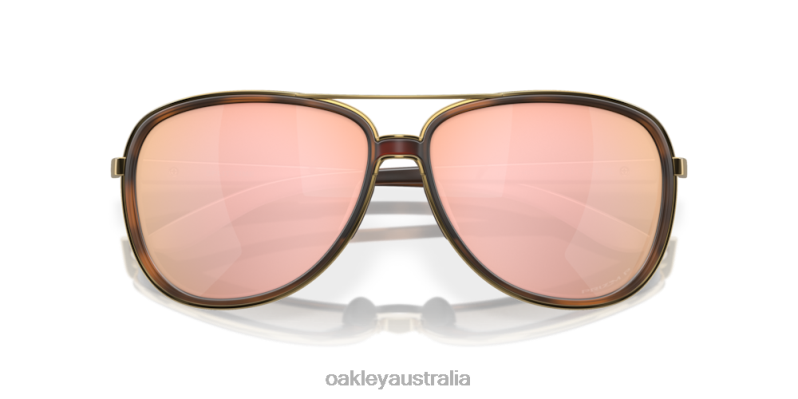 Split Time Prizm Rose Gold Polarized Lenses, Brown Tortoise Frame Oakley2ZJX438