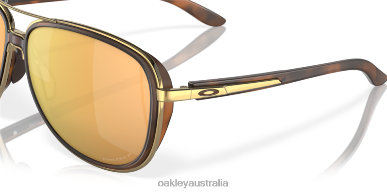 Split Time Prizm Rose Gold Polarized Lenses, Brown Tortoise Frame Oakley2ZJX438