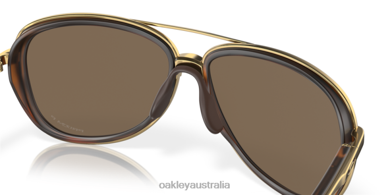 Split Time Prizm Rose Gold Polarized Lenses, Brown Tortoise Frame Oakley2ZJX438